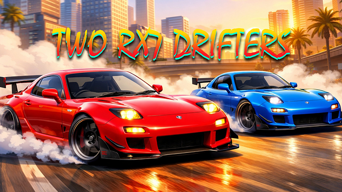 Two RX7 Drifters