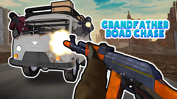 Grandfather Road Chase: Realistic Shooter