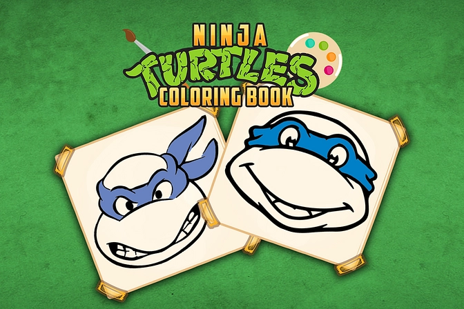 Ninja Turtles Coloring Book