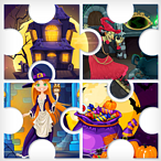 Witchs House Halloween Puzzles