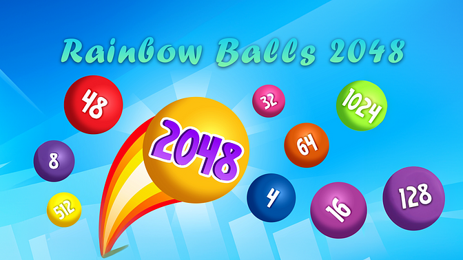 Rainbow Balls 2048