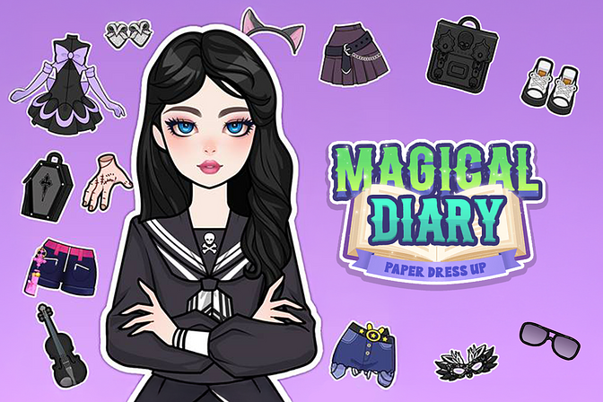 Magical Diary Paper Dress Up