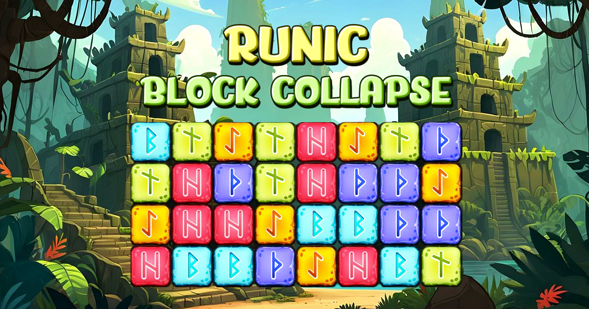 Runic Blocks Collapse - Jeu en Ligne Gratuit | Jouerjouer.com