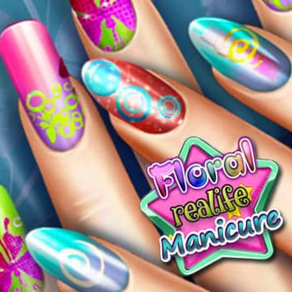 Floral Realife Manicure Jeu En Ligne Gratuit Jouerjouer Com