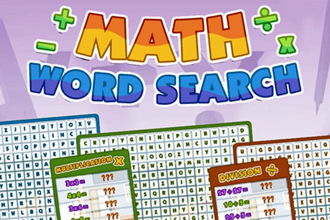 Math Word Search